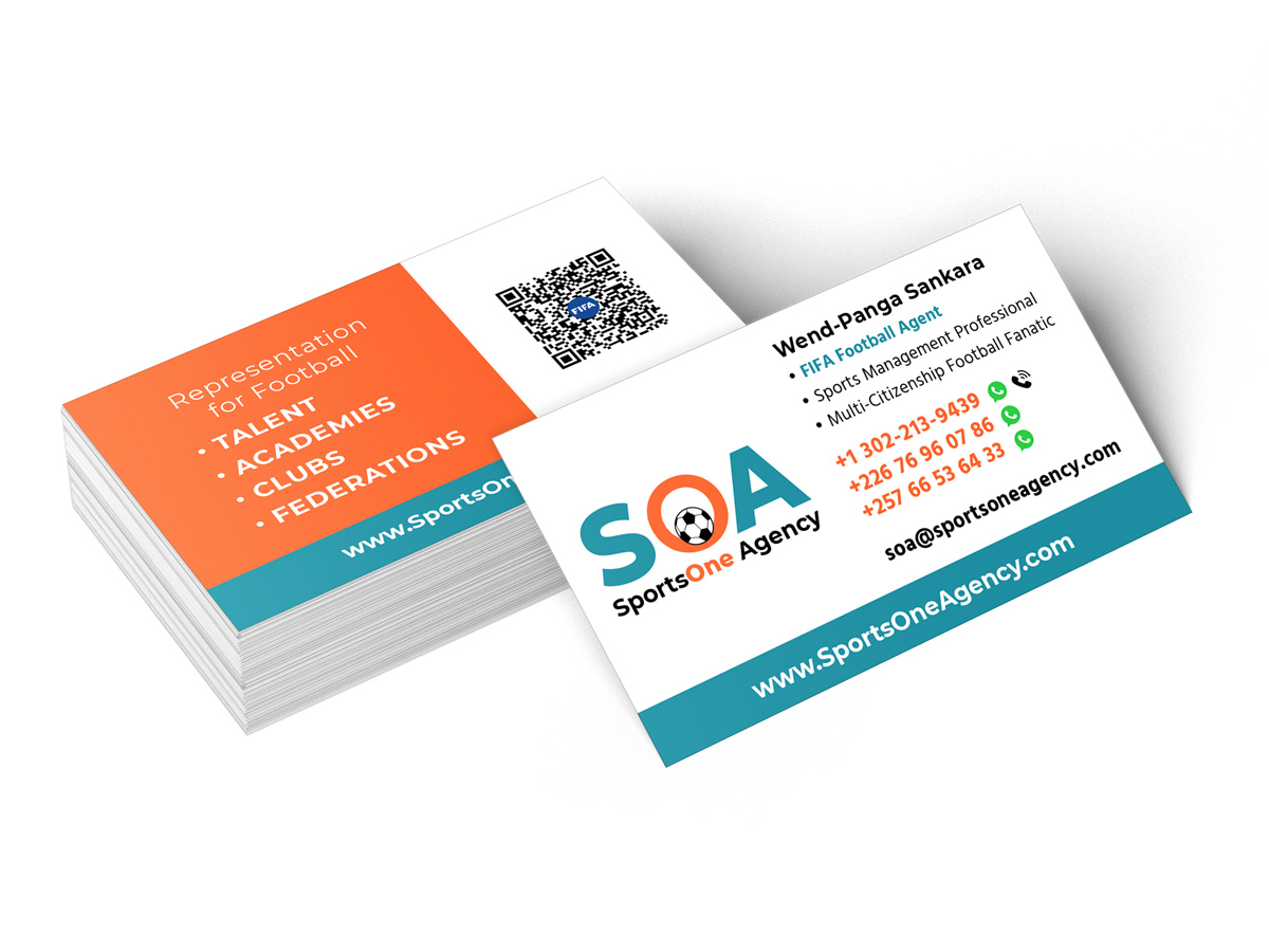 SportsOne Agency - Business Cards